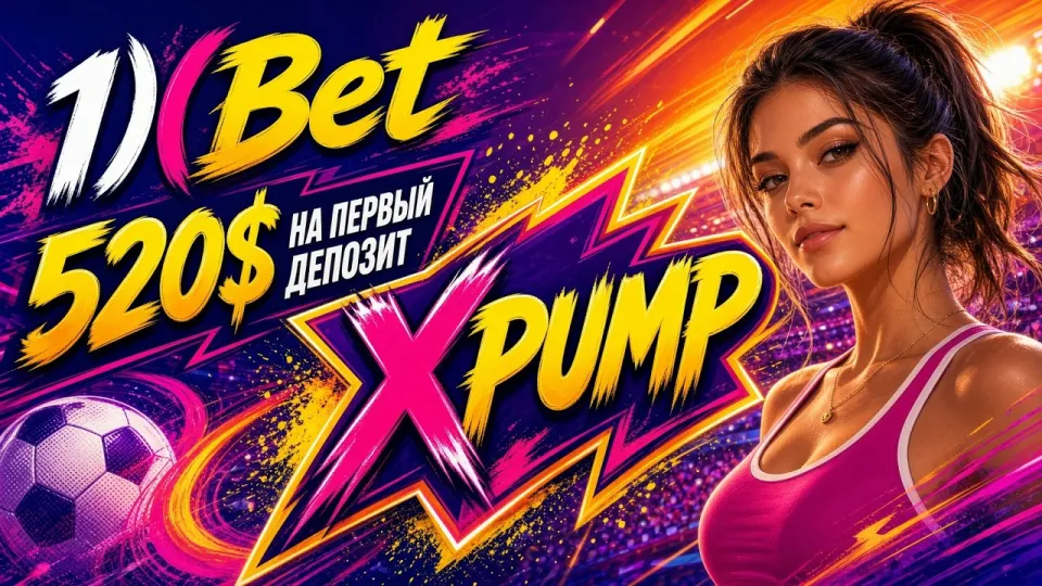 Промокод 1ХБЕТ XPUMP даёт новым игрокам до 520 долларов на первый депозит при регистрации